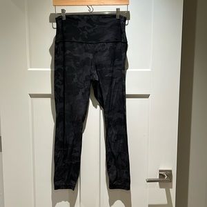 Lululemon Black Camo Align Leggings 27”